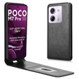 Θήκη με πτερύγιο για Xiaomi Poco M7 Pro 5G, Flip, μαύρη