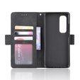 Θήκη με πτερύγιο για Xiaomi Mi Note 10 Lite, Card Slot, μαύρη