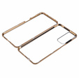 θήκη για το Samsung Galaxy A16, Magnetic Dual Glass, χρυσή