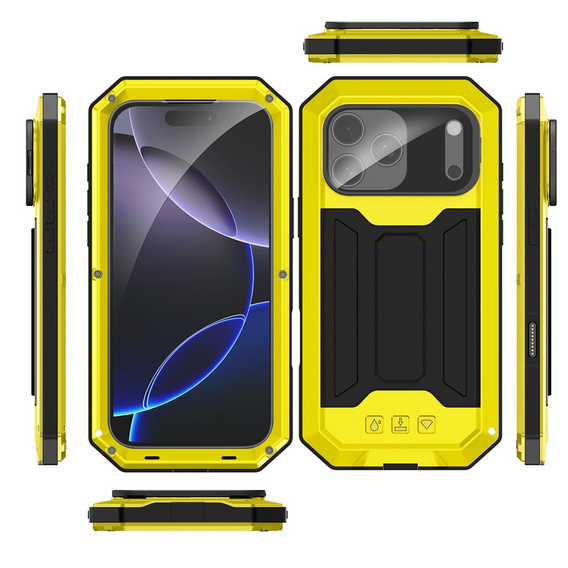Θήκη R-JUST με προστατευτικό οθόνης και βάση για iPhone 17 Pro