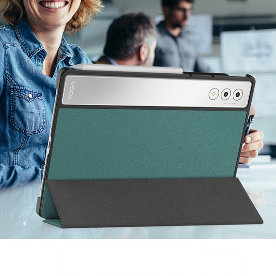 Θήκη για Lenovo Yoga Tab Plus, Smartcase, πράσινη
