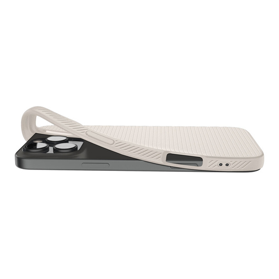 θήκη Spigen για iPhone 16 Pro, Liquid Air, τιτάνιο + μετριασμένο γυαλί 9H
