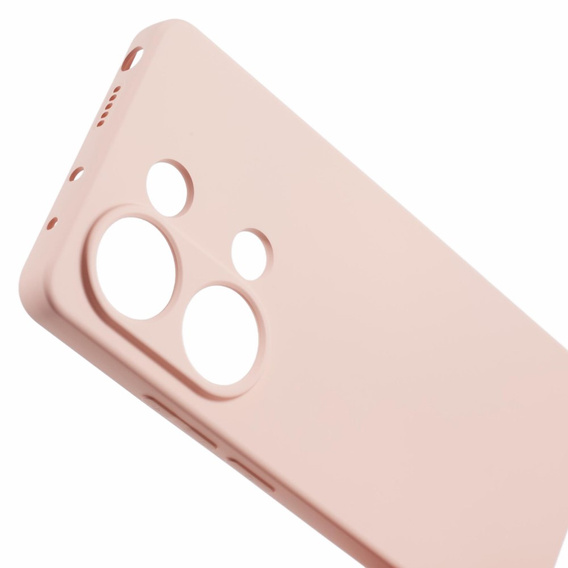 Θήκη για Xiaomi Redmi Note 13 Pro 4G, Silicone Lite, ροζ