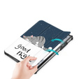 Θήκη για Lenovo Tab P11 Pro Gen 2 TB132FU TB132XU 11.2", με πτερύγιο, sleeping cat