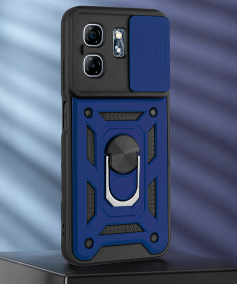 Θήκη για Infinix Hot 50i 4G, CamShield Slide, μπλε