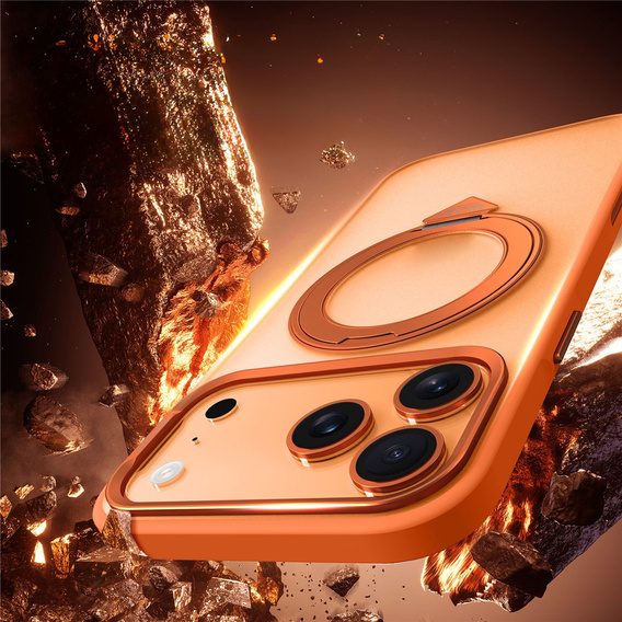 SULADA Magnetic Matte - Θήκη MagSafe με βάση στήριξης για iPhone 17 Pro