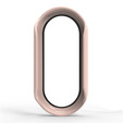 Θήκη 2σε1 + γυαλί μετριασμένο για Xiaomi Smart Band 10 / 9 / 8, ροζ 