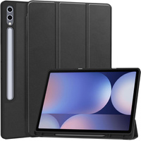 Θήκη για Samsung Galaxy Tab S10 Ultra, Smartcase με χώρο για γραφίδα, μαύρη