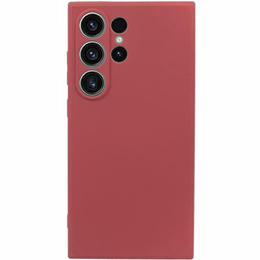 Θήκη για Samsung Galaxy S24 Ultra, Silicone Lite, κόκκινη