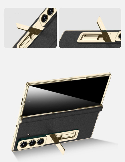 Θήκη GKK με γυαλί και βάση στήριξης για Samsung Galaxy Z Fold7 5G