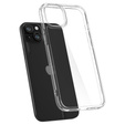 θήκη Spigen για iPhone 15, Ultra Hybrid, διαφανής + μετριασμένο γυαλί 9H