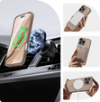 Θήκη για iPhone 16 Pro, για MagSafe, ERBORD Μatt Case, desert titanium + Γυαλί οθόνης