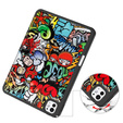 Θήκη για iPad Pro 11 2024, Smartcase, graffiti