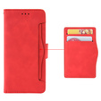 Θήκη με πτερύγιο για Samsung Galaxy A25 5G, Card Slot, κόκκινη