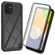 Θήκη για Samsung Galaxy A03, Shockproof, με μεμβράνη, μαύρη