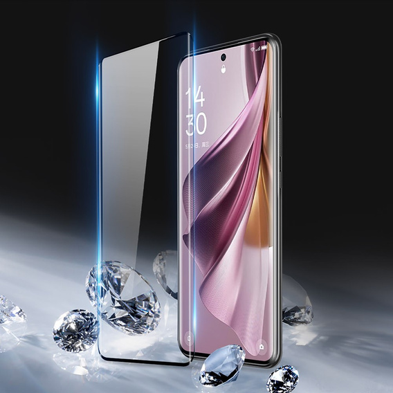 Μετριασμένο γυαλί για Oppo Reno 10 / 10 Pro 5G, Dux Ducis πλήρη οθόνη, μαύρη