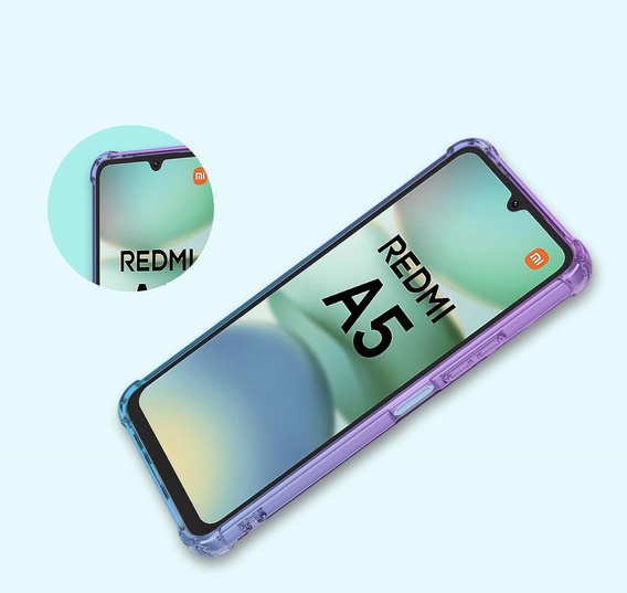 θήκη για το Xiaomi Redmi A5, Gradient Dropproof, Μωβ / μπλε