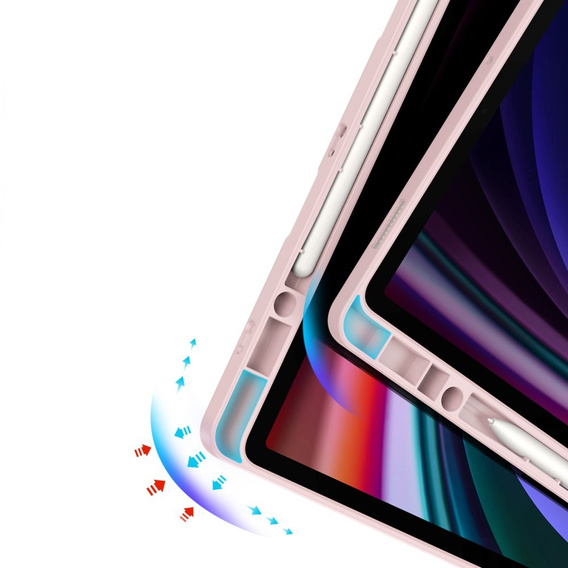 Θήκη για Samsung Galaxy Tab S10+ Plus, Dux Ducis MAGI, ροζ