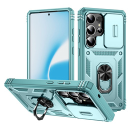 Θήκη για Samsung Galaxy S25 Ultra, KickStand Camera Lens, μπλε