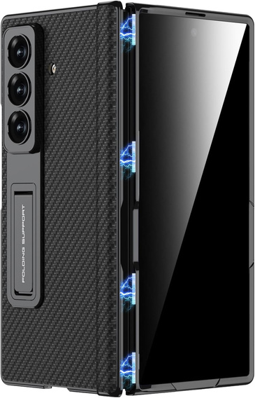 Θήκη GKK με γυαλί και βάση στήριξης για Samsung Galaxy Z Fold7 5G