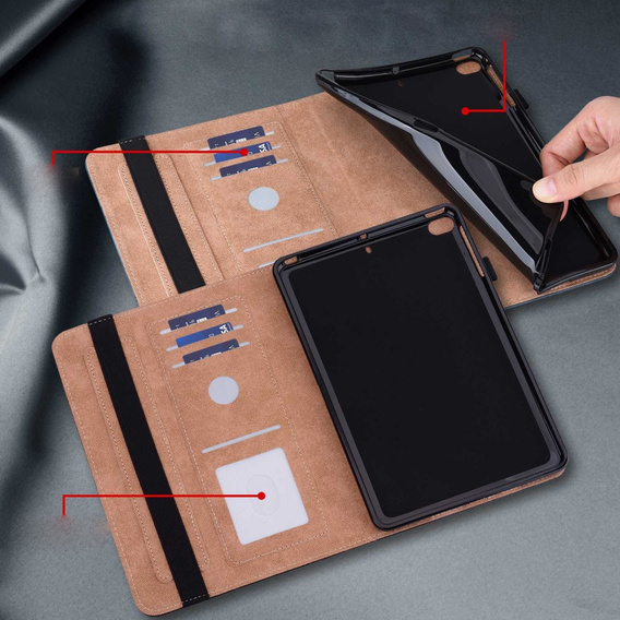θήκη για το Lenovo Tab M10 Plus 10.6 Gen 3 TB-125F TB-128F, Butterfly, μπλε