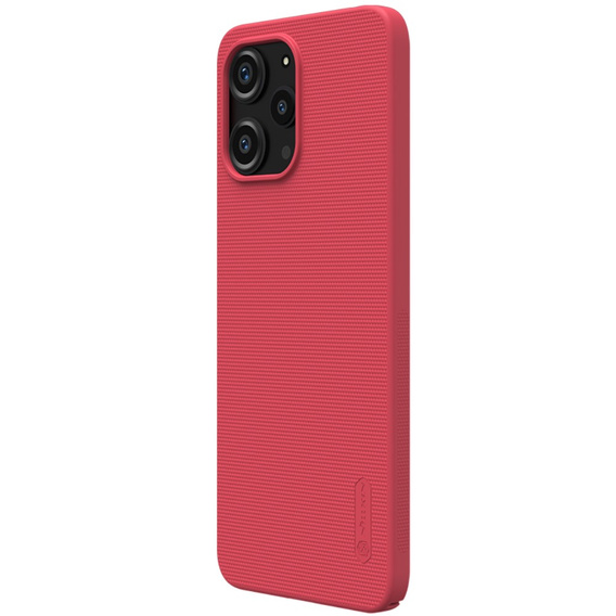 NILLKIN θήκη για Xiaomi Redmi 12 4G, θήκη Super Frosted Shield, κόκκινη