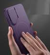 Θήκη για Samsung Galaxy S25+ Plus, Suritch Shockproof, για MagSafe, μωβ