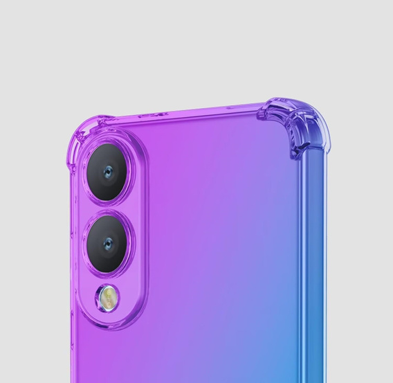 θήκη για το Samsung Galaxy S25 Edge, Gradient Dropproof, Μωβ / μπλε