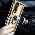 θωρακισμένη θήκη για Samsung Galaxy Z Fold 4 5G, Nox Case Ring, χρυσή