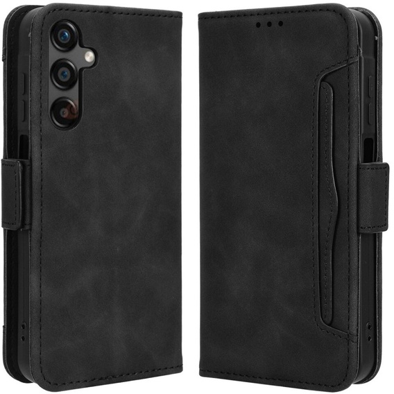 Θήκη με πτερύγιο για Samsung Galaxy A25 5G, Card Slot, μαύρη