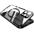 Μαγνητική θήκη MagSafe Dual Glass για iPhone 16 Pro, μαύρη