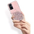 Θήκη για Oppo Reno7 Lite 5G, Glittery, ροζ