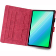 θήκη για iPad 10.2" 2021/2020/2019 (9/8/7 gen.), με πτερύγιο, animal, κόκκινη