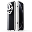Θήκη για Xiaomi 15 Ultra, Armor Bumper, με κάλυμμα φακού, ασημένια