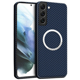 Θήκη για Samsung Galaxy S22, Magsafe Slim Carbon, μπλε