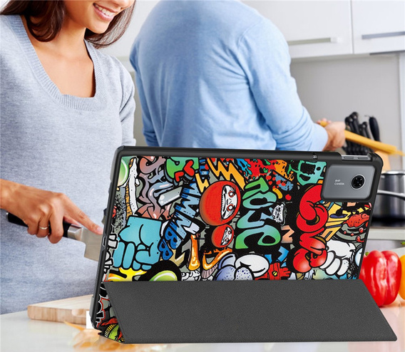 Θήκη για Lenovo Idea Tab 11" 2025 TB336FU TB336ZU, με λειτουργία βάσης, Smartcase, Galaxy