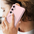 Θήκη για Samsung Galaxy A56, ColorMag, για MagSafe, ροζ + γυαλί 9H, μετριασμένο