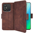 Θήκη με πτερύγιο για Xiaomi Redmi 12C, Card Slot, καφέ
