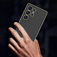 Θήκη για Samsung Galaxy S25 Ultra, GKK Leather, μαύρη