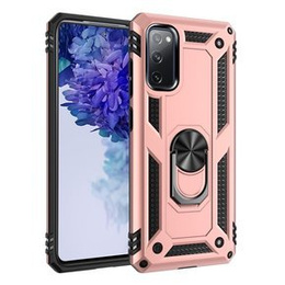 θωρακισμένη θήκη για Samsung Galaxy S20 FE, Nox Case Ring, ροζ rose gold