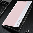 Θήκη με πτερύγιο για Samsung Galaxy S23 Plus, Side Magnetic, ροζ
