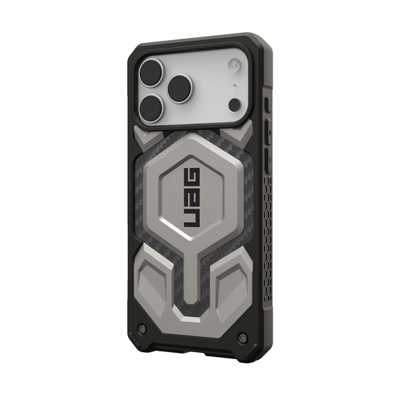 Θήκη Urban Armor Gear για iPhone 17 Pro Max, Monarch Pro Kevlar MagSafe, Τιτάνιο