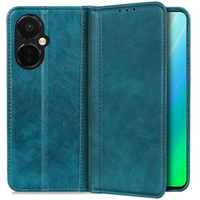 Θήκη για OnePlus Nord CE 3 Lite, Wallet Litchi Leather, πράσινη