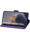 Θήκη με πτερύγιο για Motorola Edge 60 / 60 Fusion, Butterfly, μωβ