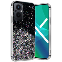 Θήκη για Oppo Reno7 Lite 5G, Glittery, μαύρη