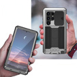 Θωρακισμένη θήκη για Samsung Galaxy S25 Ultra, R-JUST, ασημένια