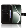 Θήκη με πτερύγιο για Realme GT 6 / 6T, Crazy Horse Wallet, μαύρη
