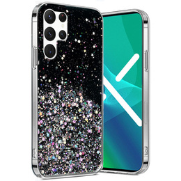 Θήκη για Samsung Galaxy S22 Ultra 5G, Glittery, μαύρη