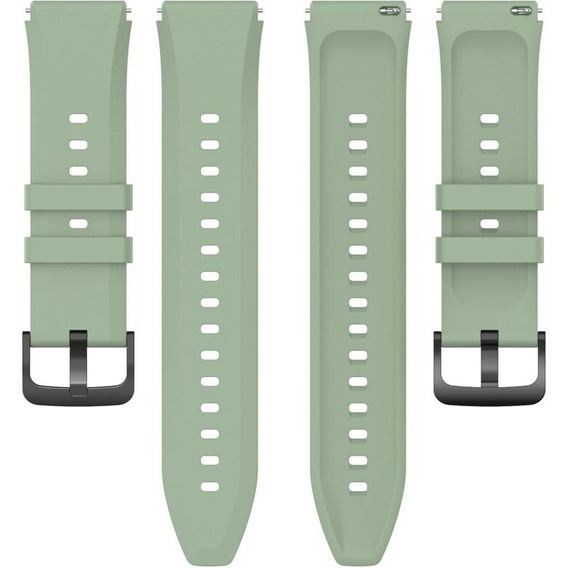 Pasek silikonowy 22mm uniwersalny - Zielony