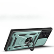 Θήκη για Samsung Galaxy S23 Ultra, CamShield Slide, πράσινο